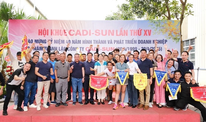 Những khoảnh khắc đáng nhớ của ngày hội thể thao CADI-SUN